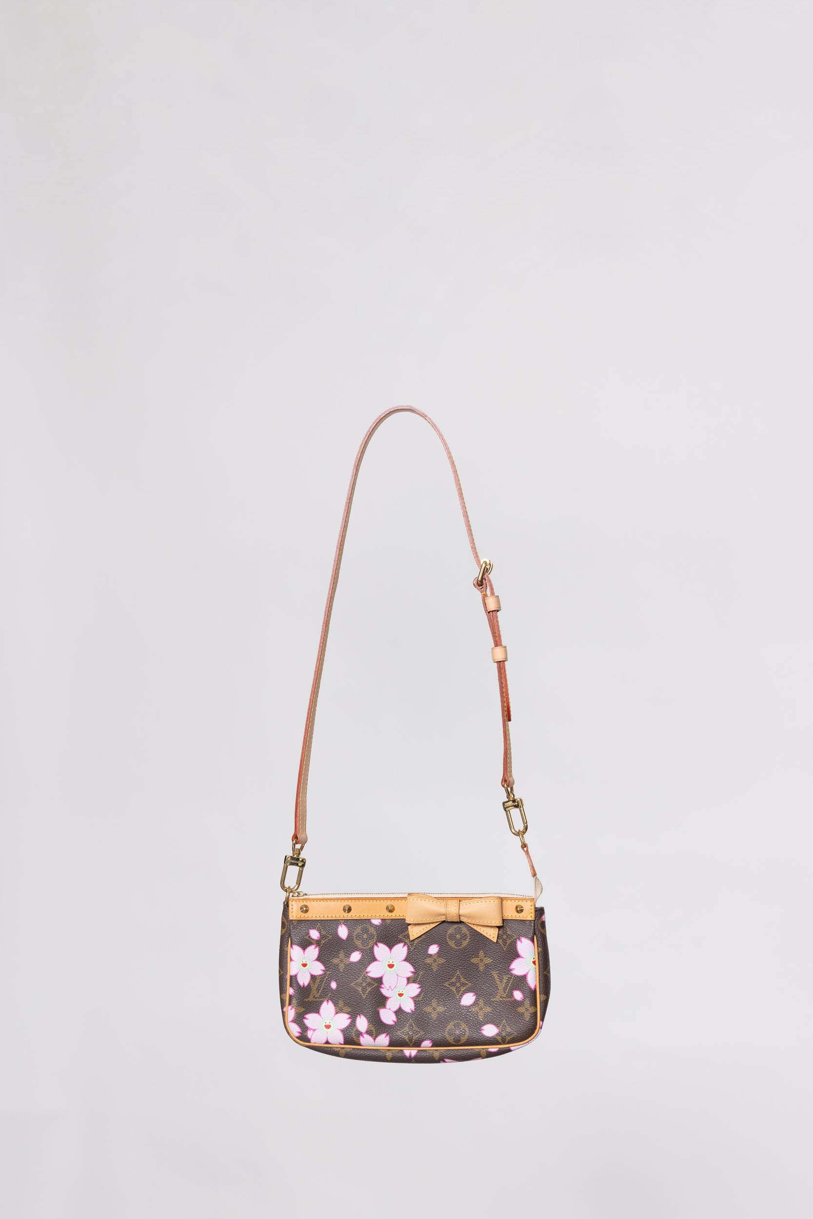 Louis Vuitton Monogram Takashi Murakami Cherry Blossom Clutch ○ Labellov ○  Buy and Sell Authentic Luxury
