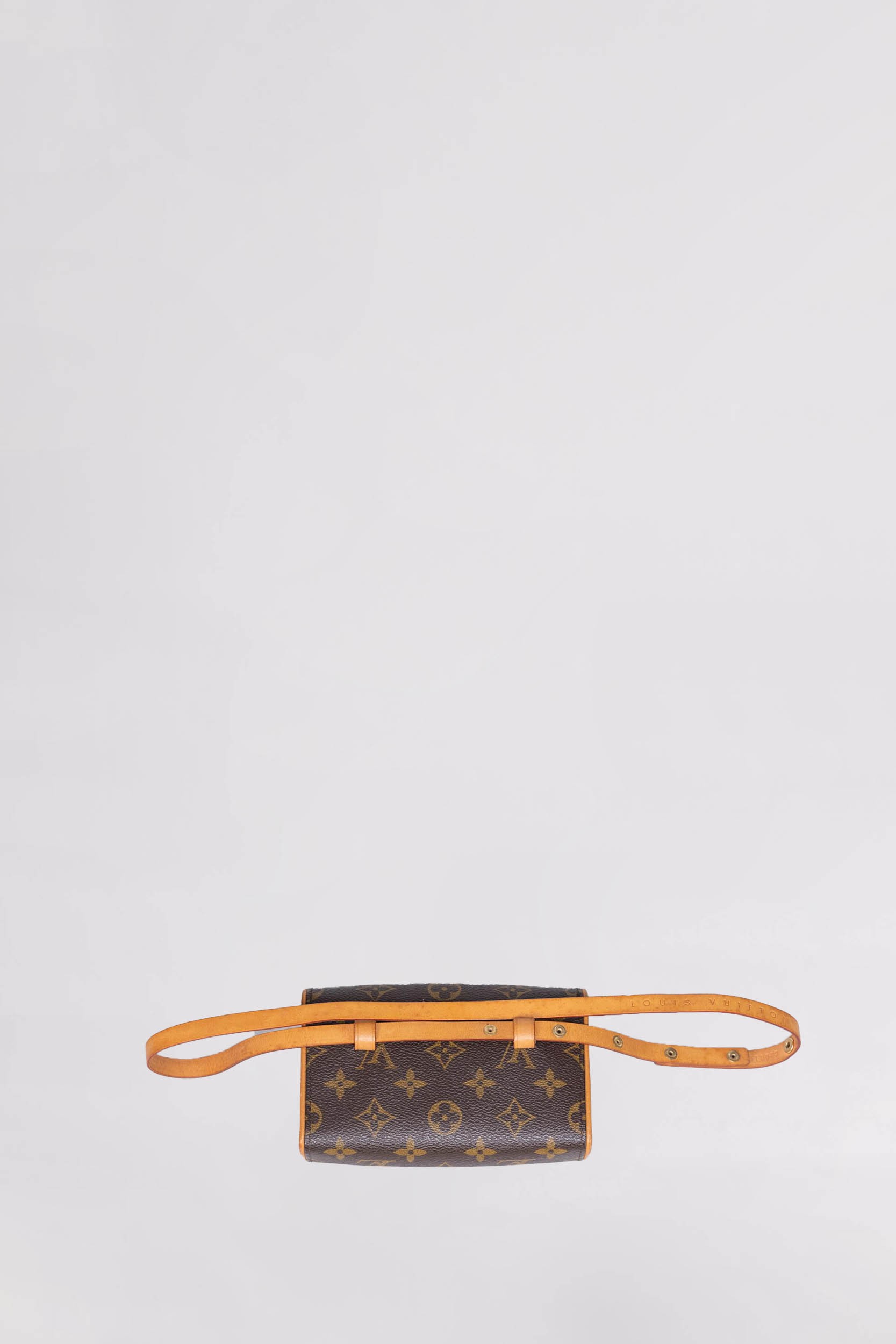 Pochette Florentine Monogram – Keeks Designer Handbags