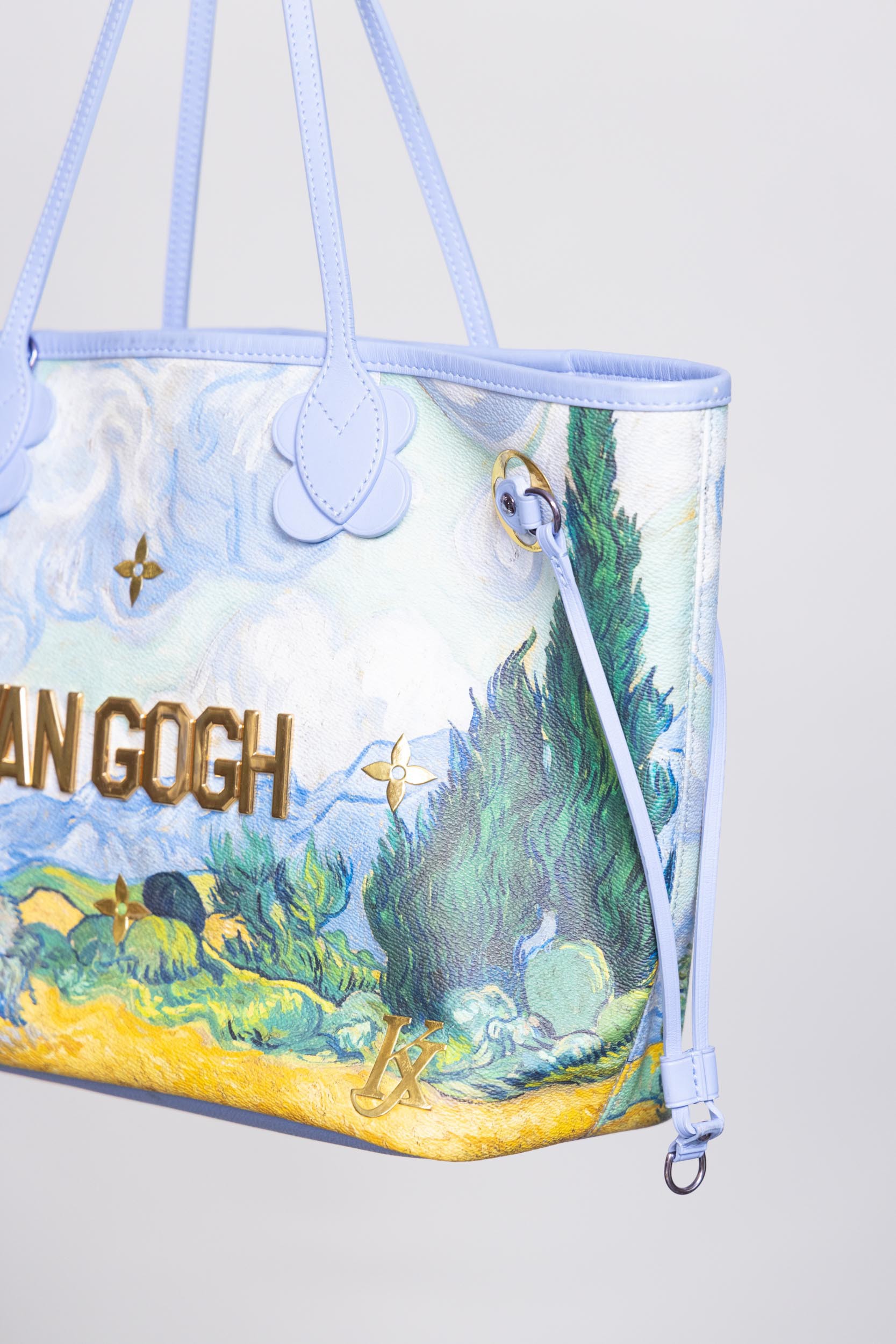 LOUIS VUITTON Masters Neverfull MM Tote Bag Pouch M43331 Van Gogh Painting  Ex++ | eBay