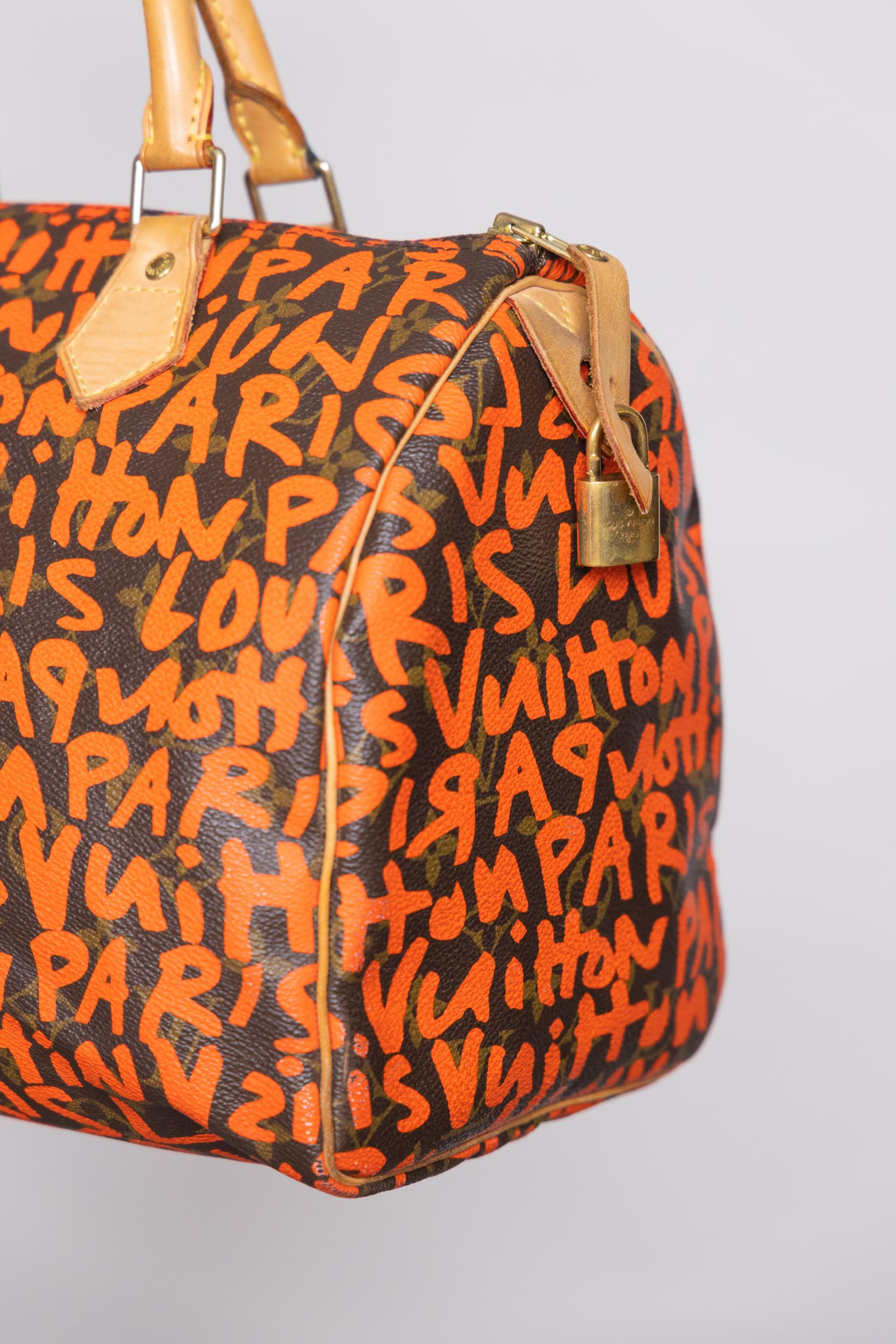 RARE💯 LOUIS VUITTON Graffiti Speedy 30 Orange