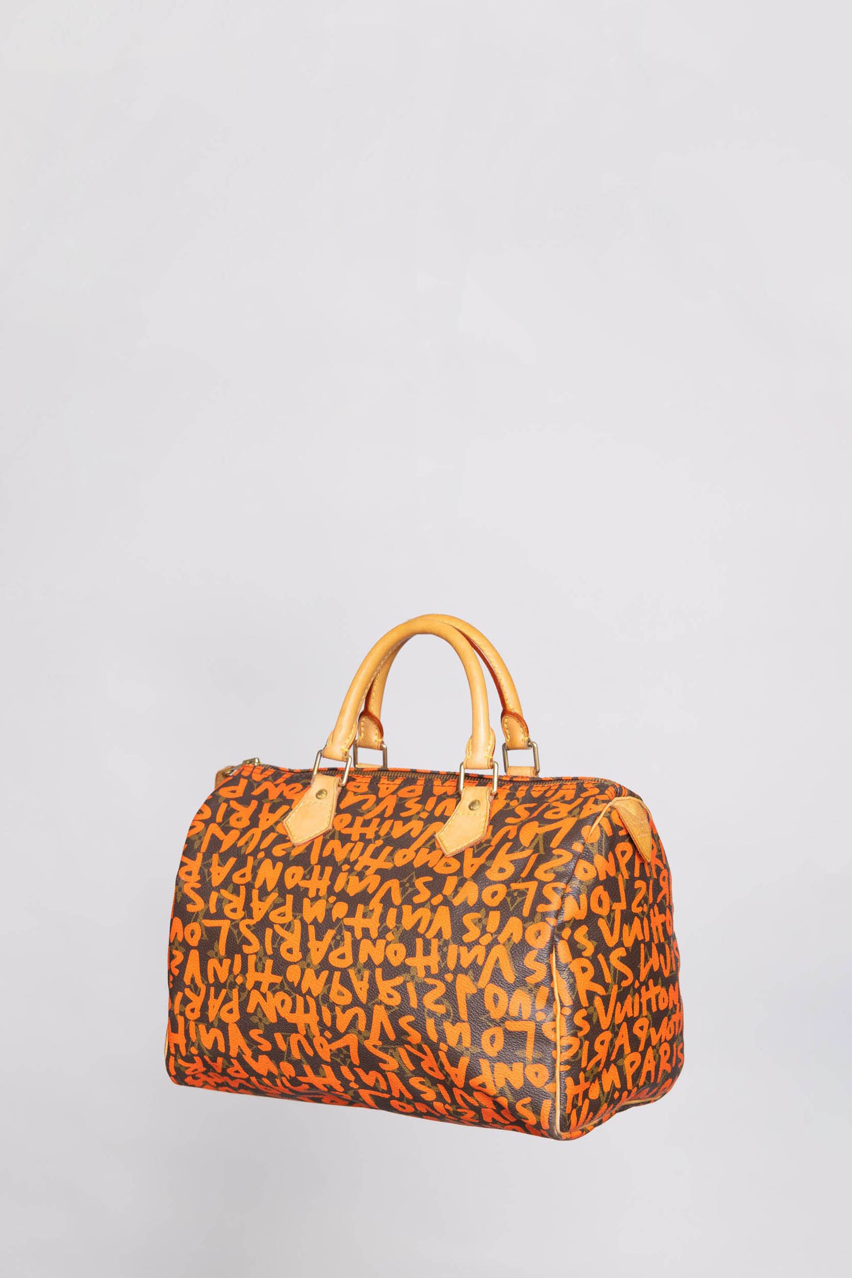 Louis Vuitton Speedy 30 Graffiti Orange S.Sprouse
