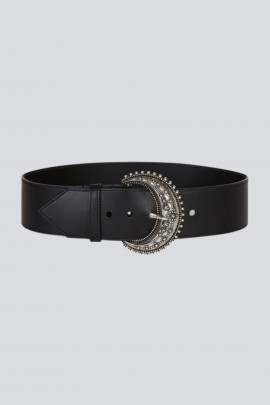 Asta belt in black leather