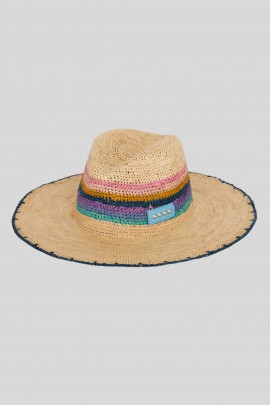 Natural straw hat
