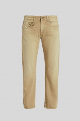 Jeans Boystraight kaki beige