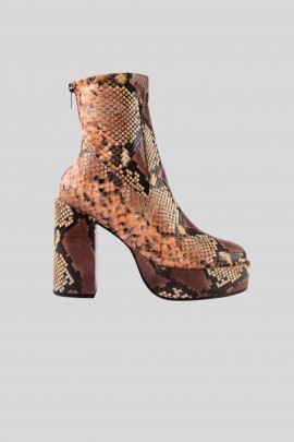 Boots Edith 50 imprimé python