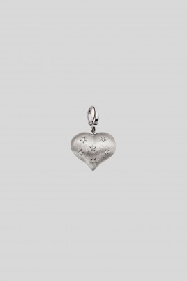 Silver Coco Heart pendant