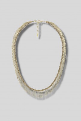 Collier 550 or & beige