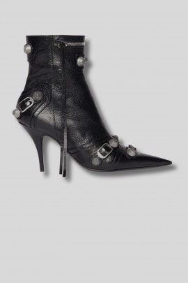 H90 Cagole boots in black leather