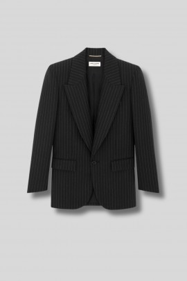 Black stripe blazer