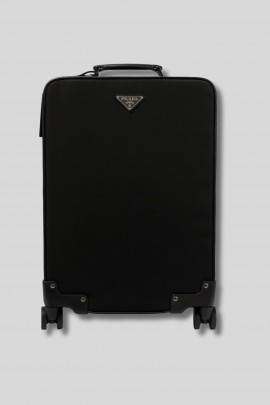 Valise Trolley en re-nylon noir