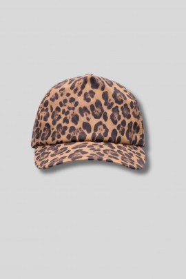 Leopard print cap