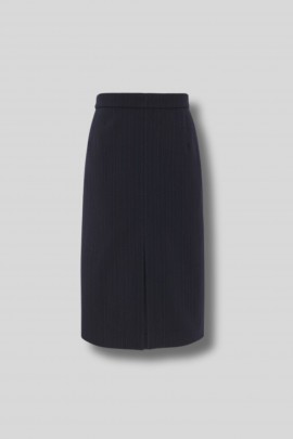 Short navy skirt