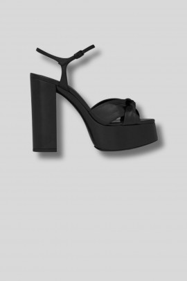 Bianca black platform sandals