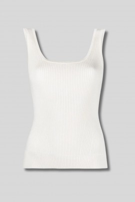 Débardeur sans manches blanc