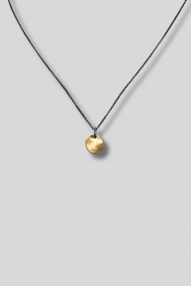 Pendentif pétale or & diamants