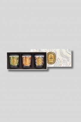 Coffret de 3 petites bougies 90 gr