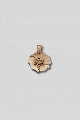 Small bronze pendant "Star of David"