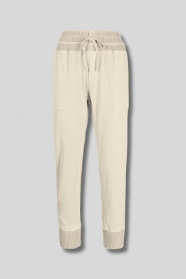 Talc cotton pants
