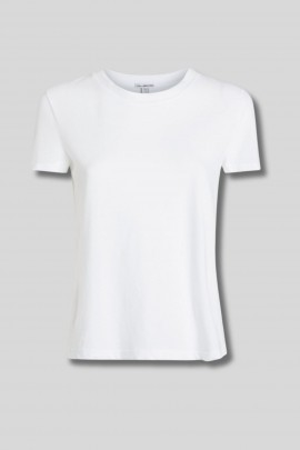 White lightweight cotton t-shirt