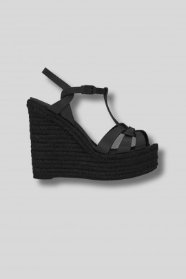 Espadrille en cuir noires