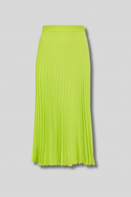 Midi pleated skirt