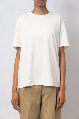 T-shirt Seamless en coton blanc 