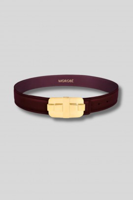 La ceinture 32/04 Bordeaux Gold