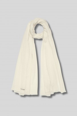 Raissa stole in off-white wool with sequins