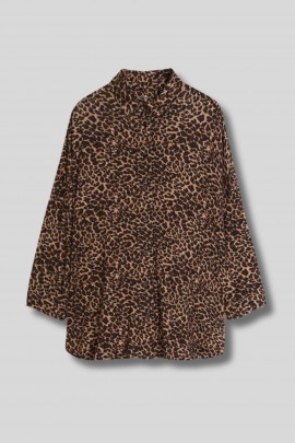 Soft leopard print shirt