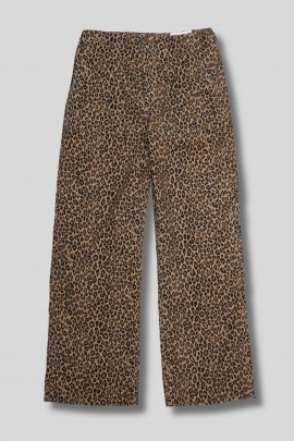 Pantalon Wide Leg leopard