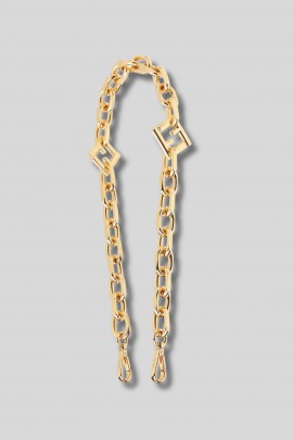 Gold chain FF strap