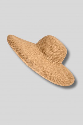 Izy hat in Tea raffia
