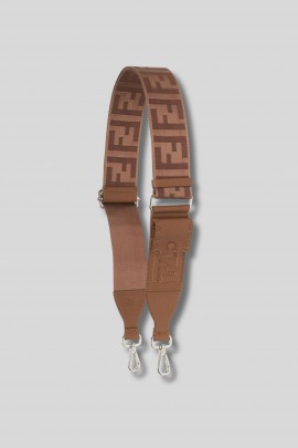 Bandoulière en ruban marron
