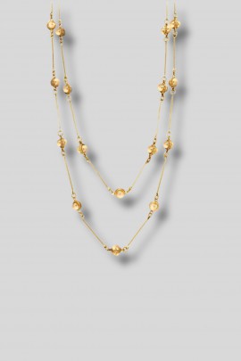 Collier Candies perle or