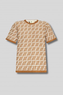 Camel FF cotton jumper