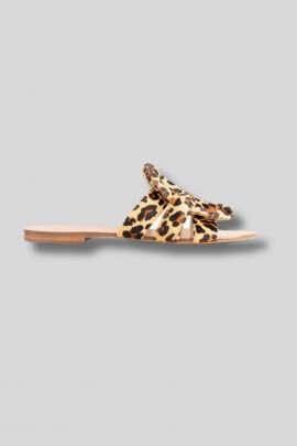 Leopard print Robien mules