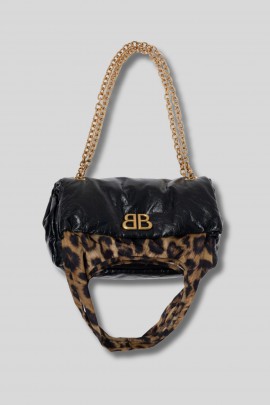 Monaco leopard bag small