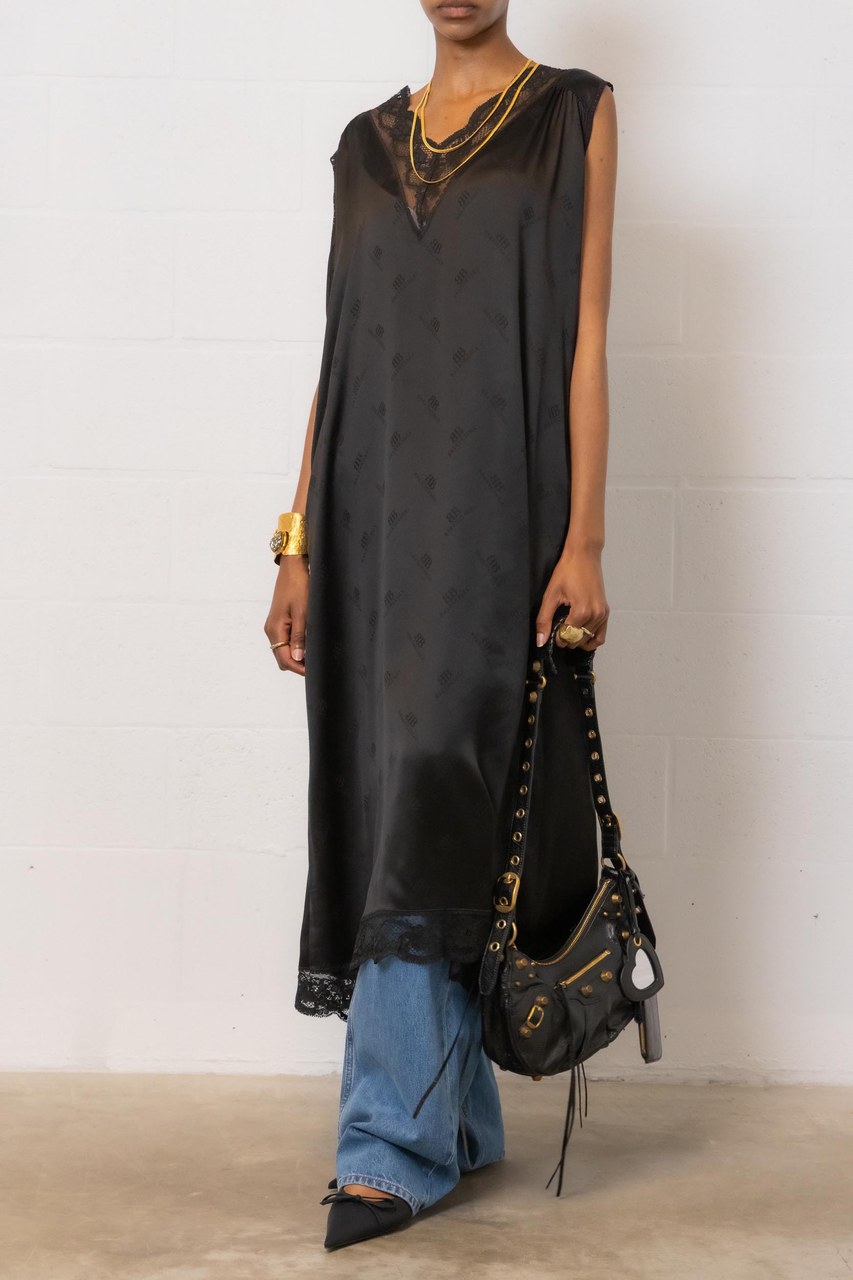 Robe En Soie Noire Et Crème BCBG Taille 6 - Neuve Avec étiquette, Cocktail/soirée