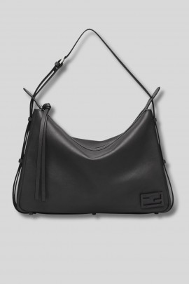 Simply bag in black leather