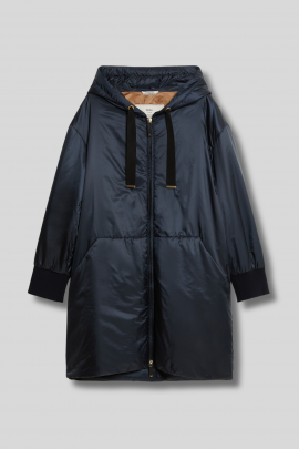 Veste bomber Greenf en nylon marine