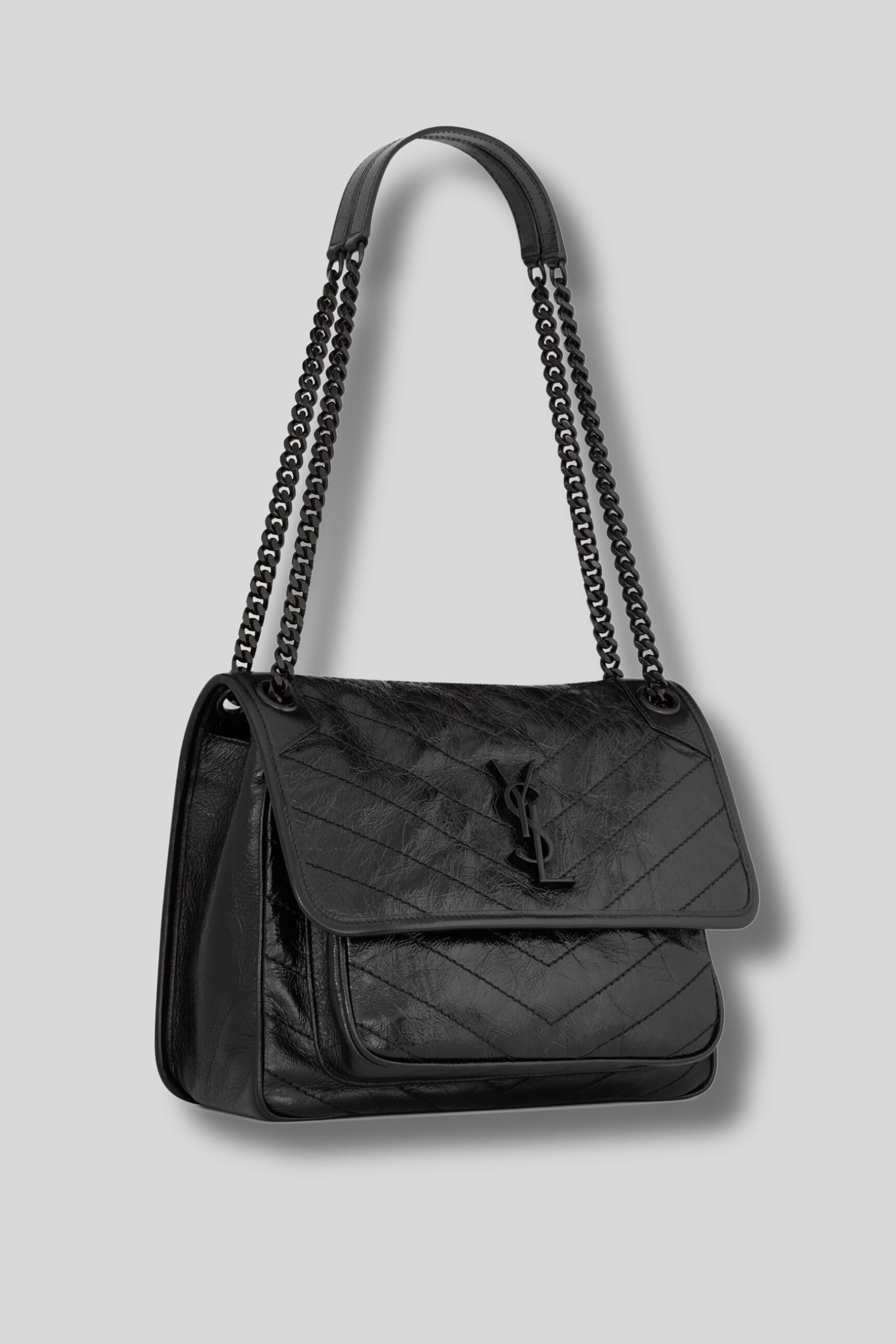 Niki Medium bag in crinkled vintage leather