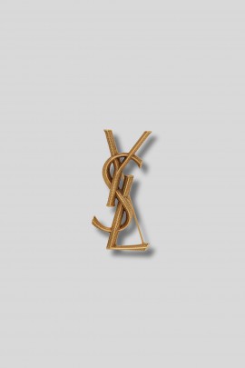 Gold-tone Snake Tex brooch