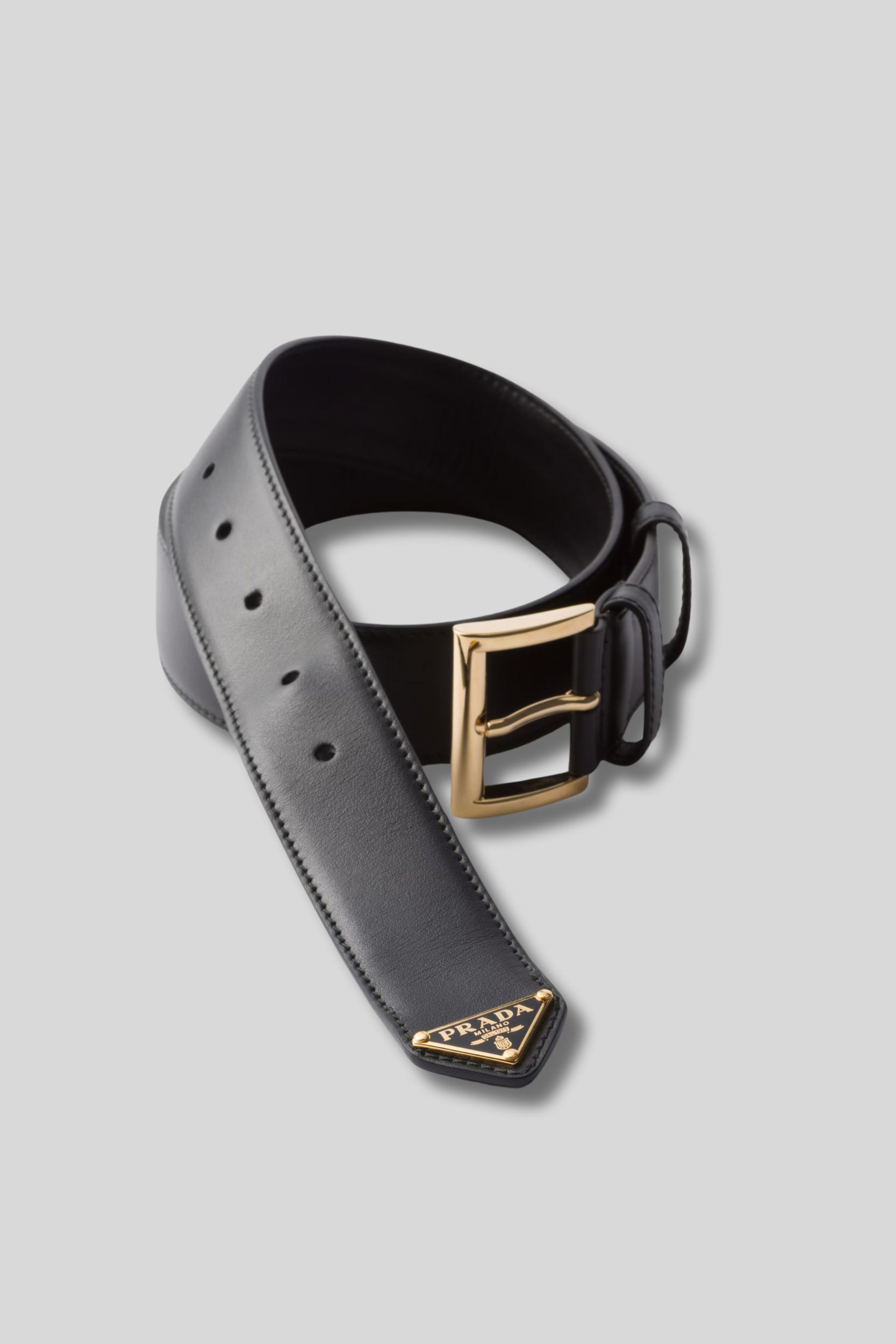 Ceinture noire logo dore