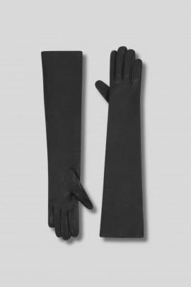 Gants en cuir noir