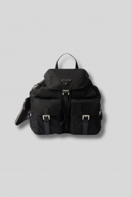 Black Re-Nylon backpack