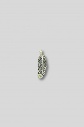 Pendentif charm Petite Feather argent