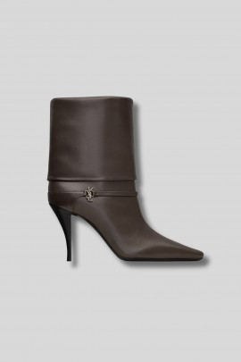 Bottines Niki en cuir lisse Eagle Brown