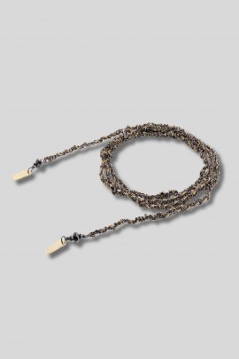 Collier 182 Ruthénium & or