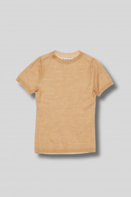 Old pink knit T-shirt