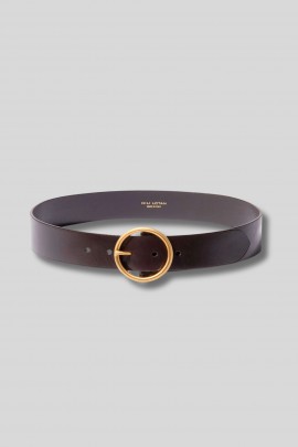 Avery brown leather belt
